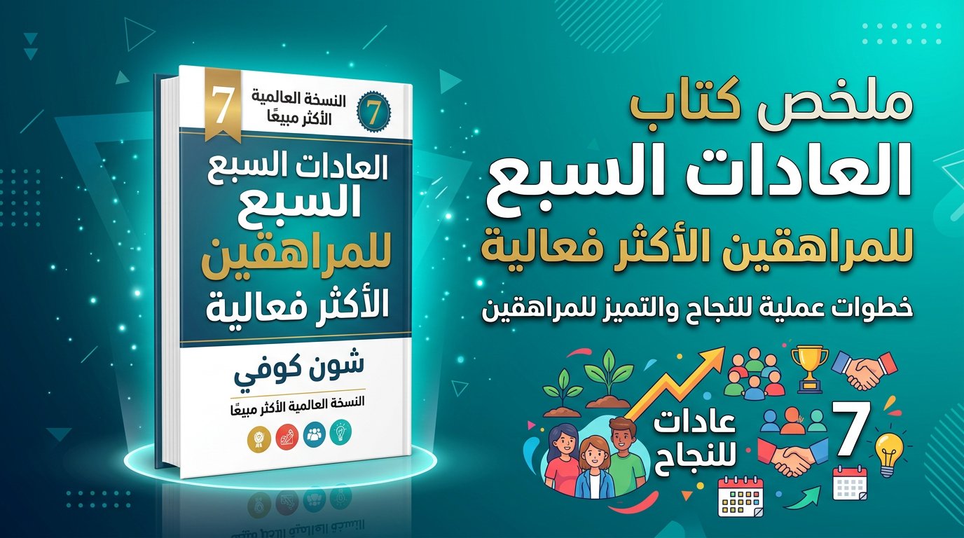 ملخص كتاب العادات السبع للمراهقين الأكثر فعالية