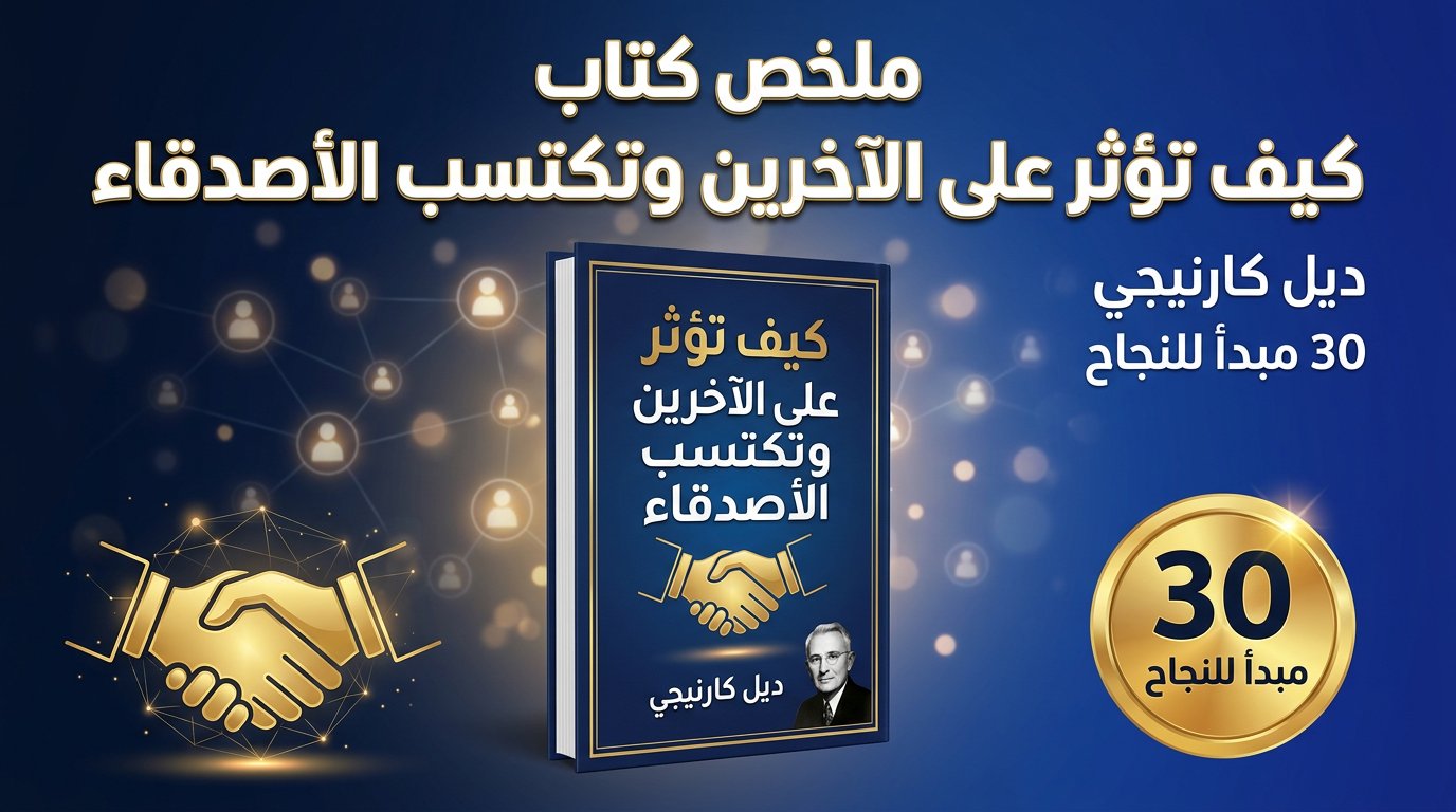 ملخص كتاب كيف تؤثر على الآخرين وتكتسب الأصدقاء